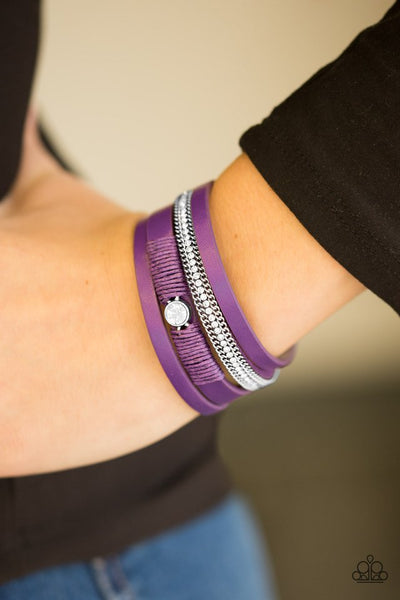 Paparazzi Accessories Catwalk Craze - Purple Bracelet 