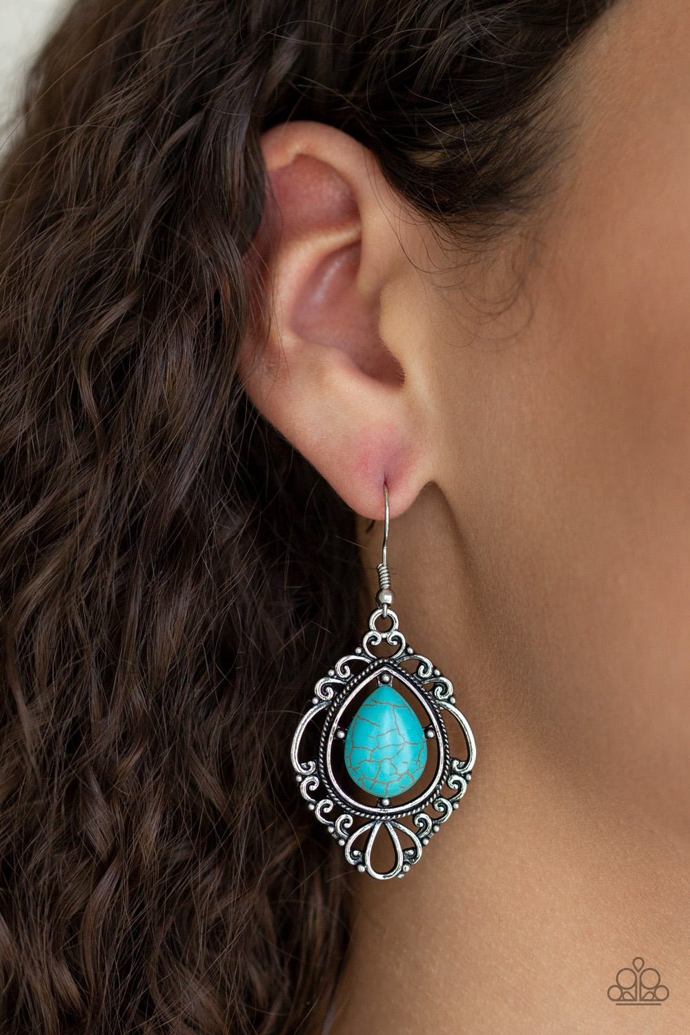 Paparazzi Accessories Southern Fairytale - Blue Earrings 