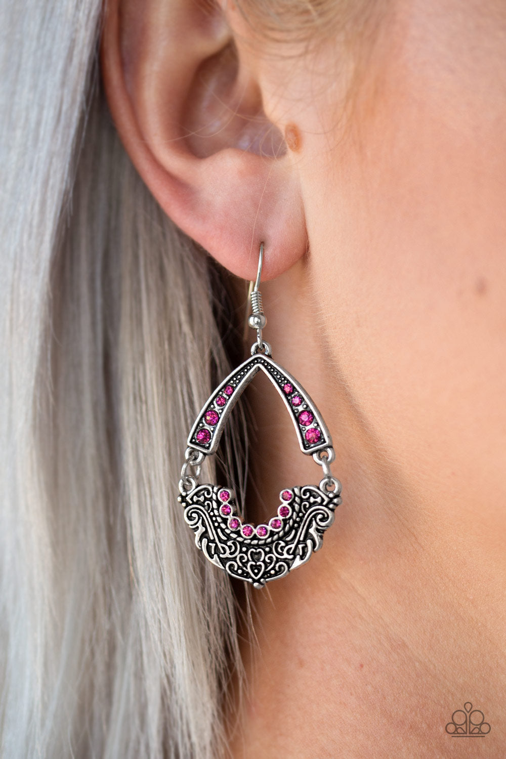 Paparazzi Accessories Royal Engagement - Pink Earrings 