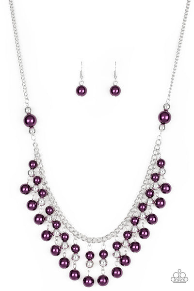 Paparazzi Accessories Location, Location, Location! - Purple Necklace & Earrings 