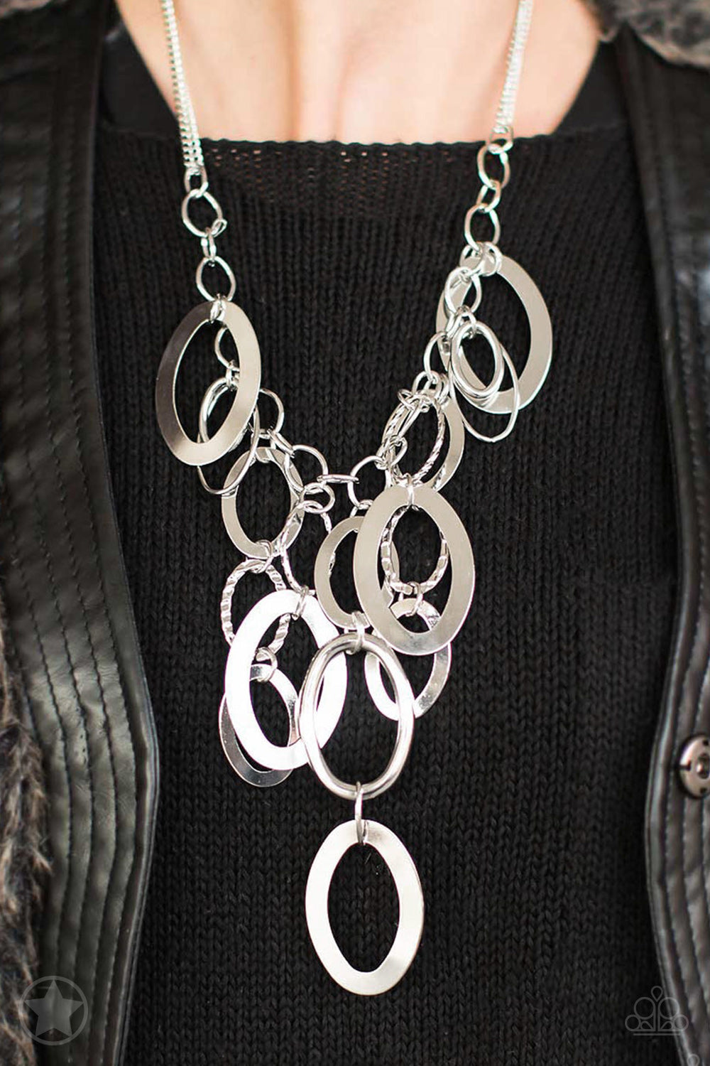 Paparazzi Accessories A Silver Spell Necklace & Earrings