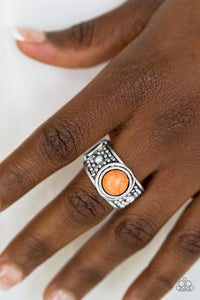 Paparazzi Accessories  Summer Oasis - Orange Ring