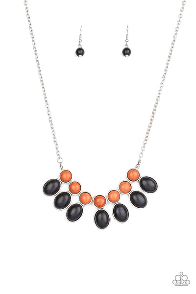 Paparazzi Accessories Environmental Impact - Black Necklace & Earrings 