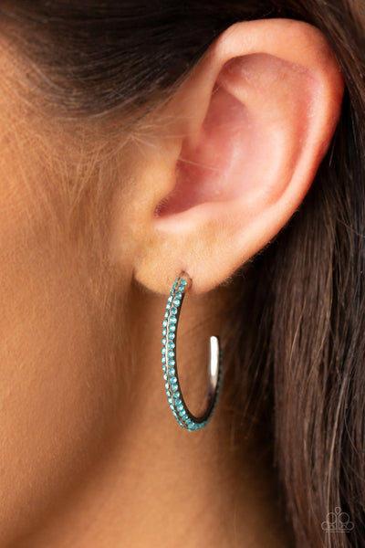 Paparazzi Accessories Dont Think Twice - Blue Earrings 