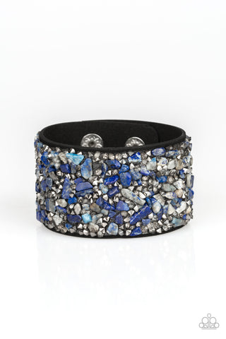 Paparazzi Accessories Crush Rush - Blue Bracelet 