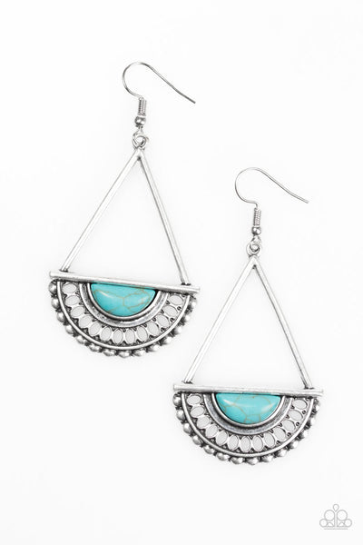 Paparazzi Accessories Canyon Cruzin - Blue Earrings 