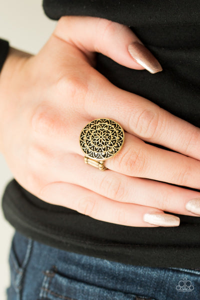 Paparazzi Accessories Petal Mantra - Brass Ring