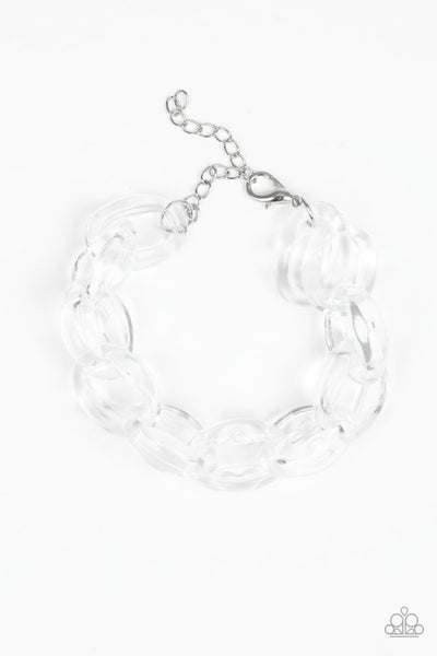 Paparazzi Accessories Ice Ice Baby - White Bracelet 