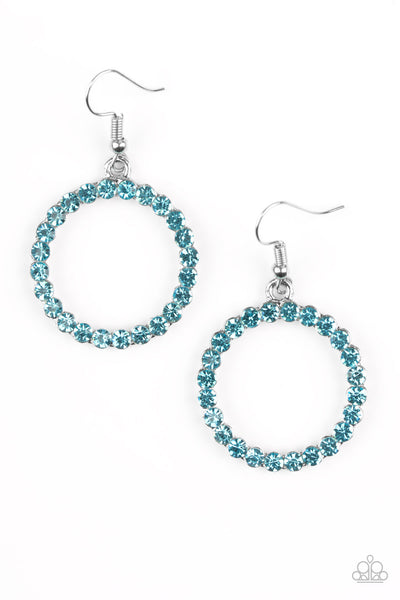 Paparazzi Accessories Bubblicious - Blue Earrings 