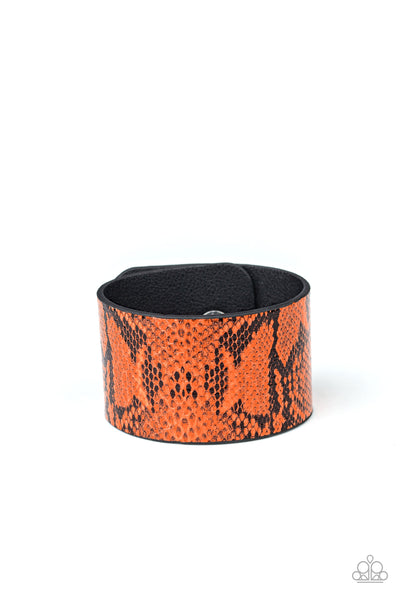 Paparazzi Accessories Its a Jungle Out There - Orange Bracelet 