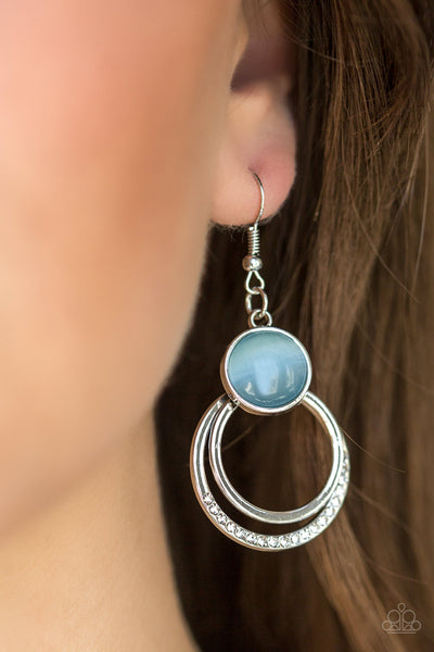 Paparazzi Accessories Dreamily Dreamland - Blue Earrings 