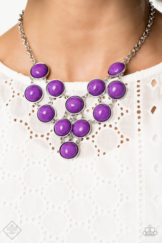Paparazzi Accessories Pop-YOU-lar Demand Purple Necklace & Earrings 