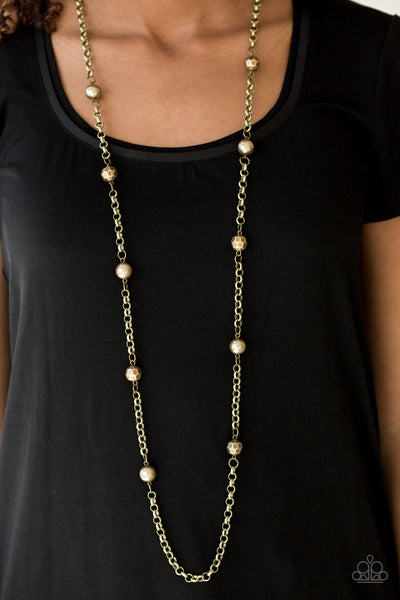 Paparazzi Necklace Showroom Shimmer - Brass