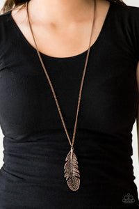 Paparazzi Necklace Free Bird- Copper