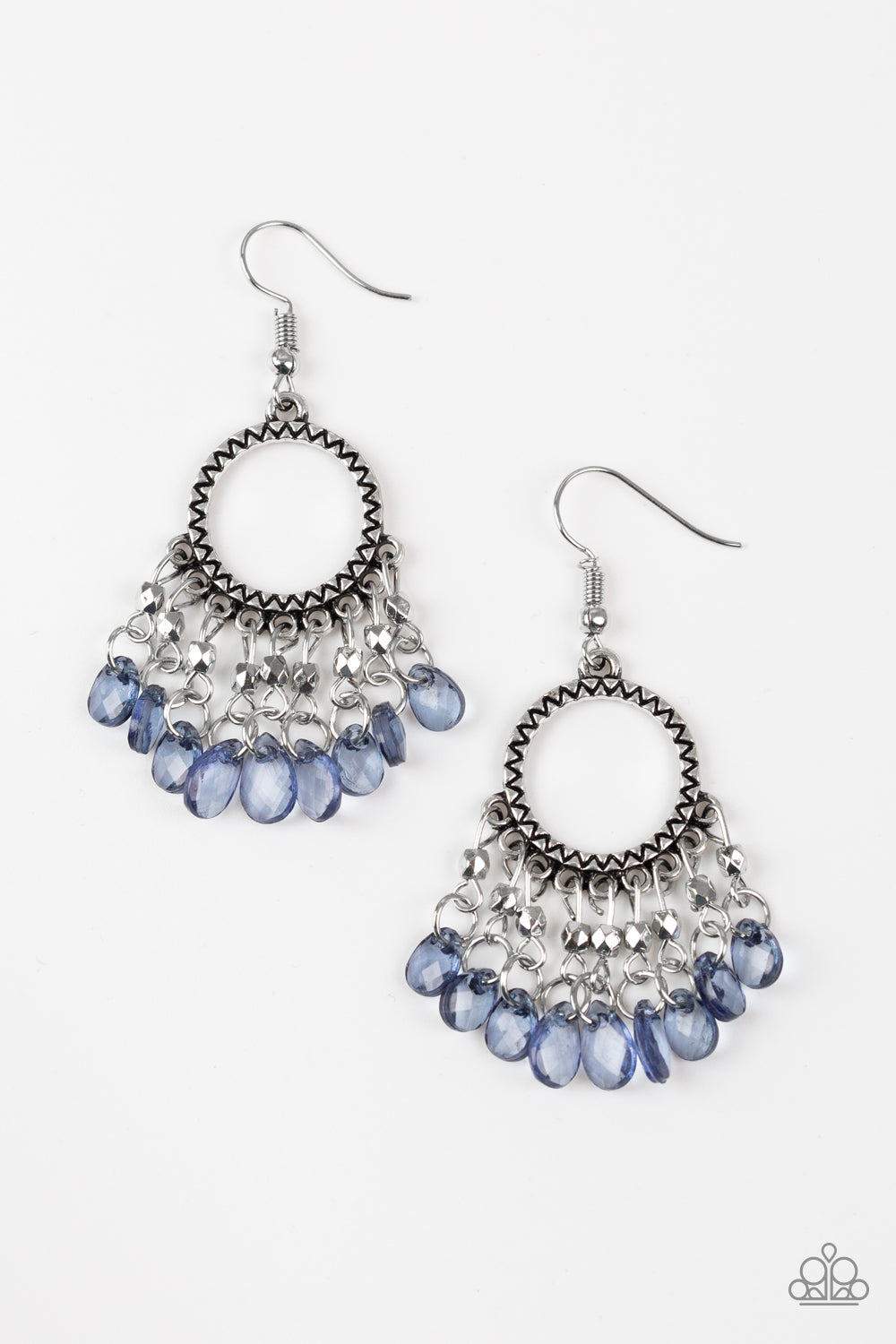 Paparazzi Accessories Paradise Palace - Blue Earrings 