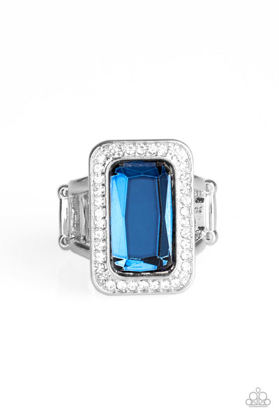 Paparazzi Accessories Crown Jewel Jubilee - Blue Ring