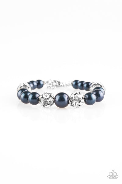 Paparazzi Accessories Pearls and Parlors - Blue Bracelet