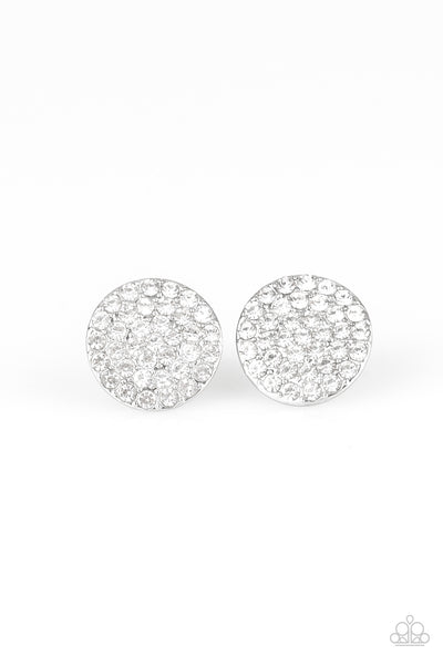 Paparazzi Accessories Greatest Of All Time - White Earrings 