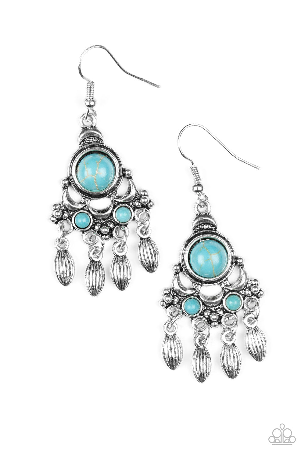 Paparazzi Accessories No Place Like HOMESTEAD - Blue Earrings 