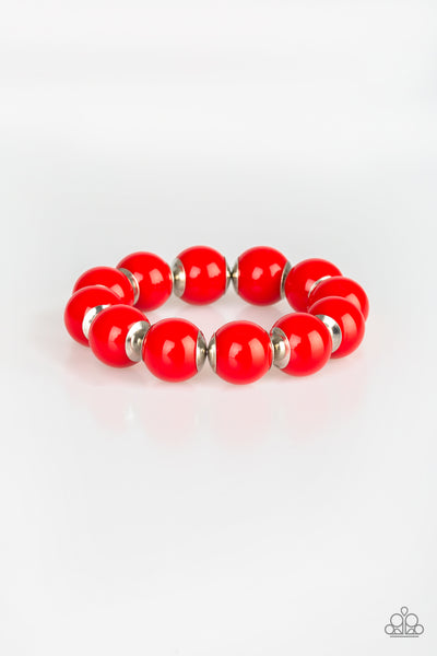 Paparazzi Accessories Candy Shop Sweetheart - Red Bracelet 