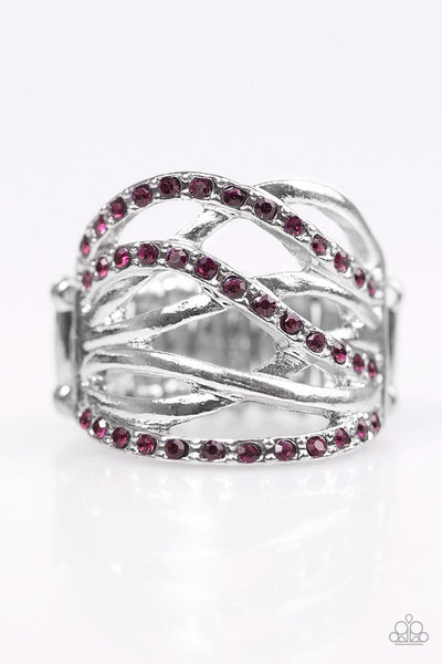 Paparazzi Accessories Wrapped Up in Shimmer - Pink Ring