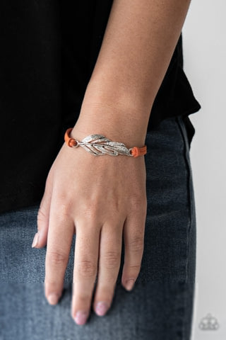 Paparazzi Accessories Faster Than FLIGHT - Orange Bracelet 