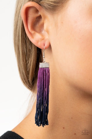 Paparazzi Accessories Dual Immersion - Purple Earrings 