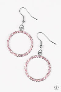 Paparazzi Accessories Champagne Chic - Pink Earrings 