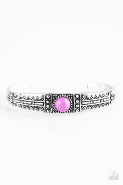 Paparazzi Accessories Singing Sahara - Purple Bracelet 