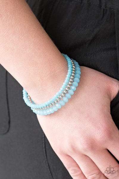 Paparazzi Accessories Luminous Luster Blue Bracelet 