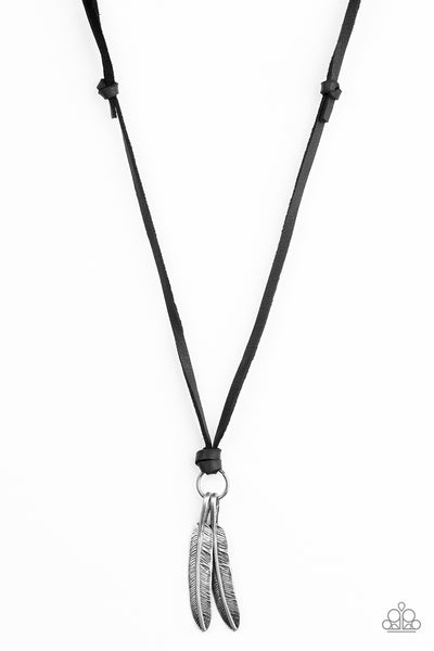 Paparazzi Accessories Eagerly Eagle - Black Necklace 