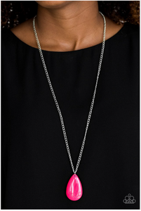 Paparazzi Accessories - So Pop-YOU-lar - Pink Necklace & Earrings 