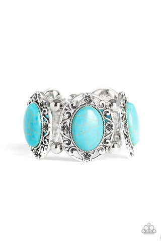 Paparazzi Accessories Rodeo Rancho - Blue Bracelet 