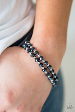 Paparazzi Accessories Sink or Shimmer - Blue Bracelet