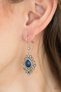 Paparazzi Accessories Beautifully Bohemian - Blue Earrings 