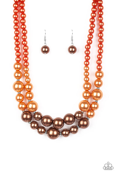 Paparazzi Accessories The More The Modest - Multi Necklace & Earrings 