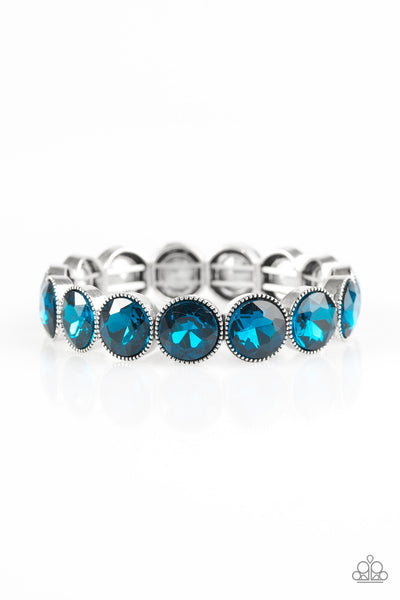 Paparazzi Accessories Number One Knockout - Blue Bracelet 