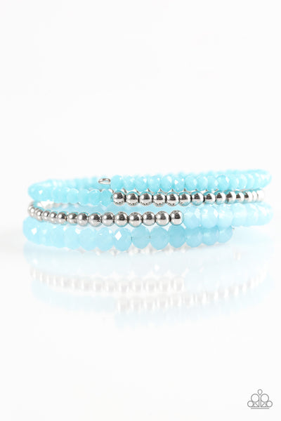 Paparazzi Accessories Luminous Luster Blue Bracelet 