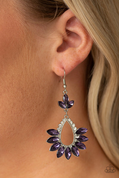 Paparazzi Accessories Extra Exquisite - Purple Earrings 