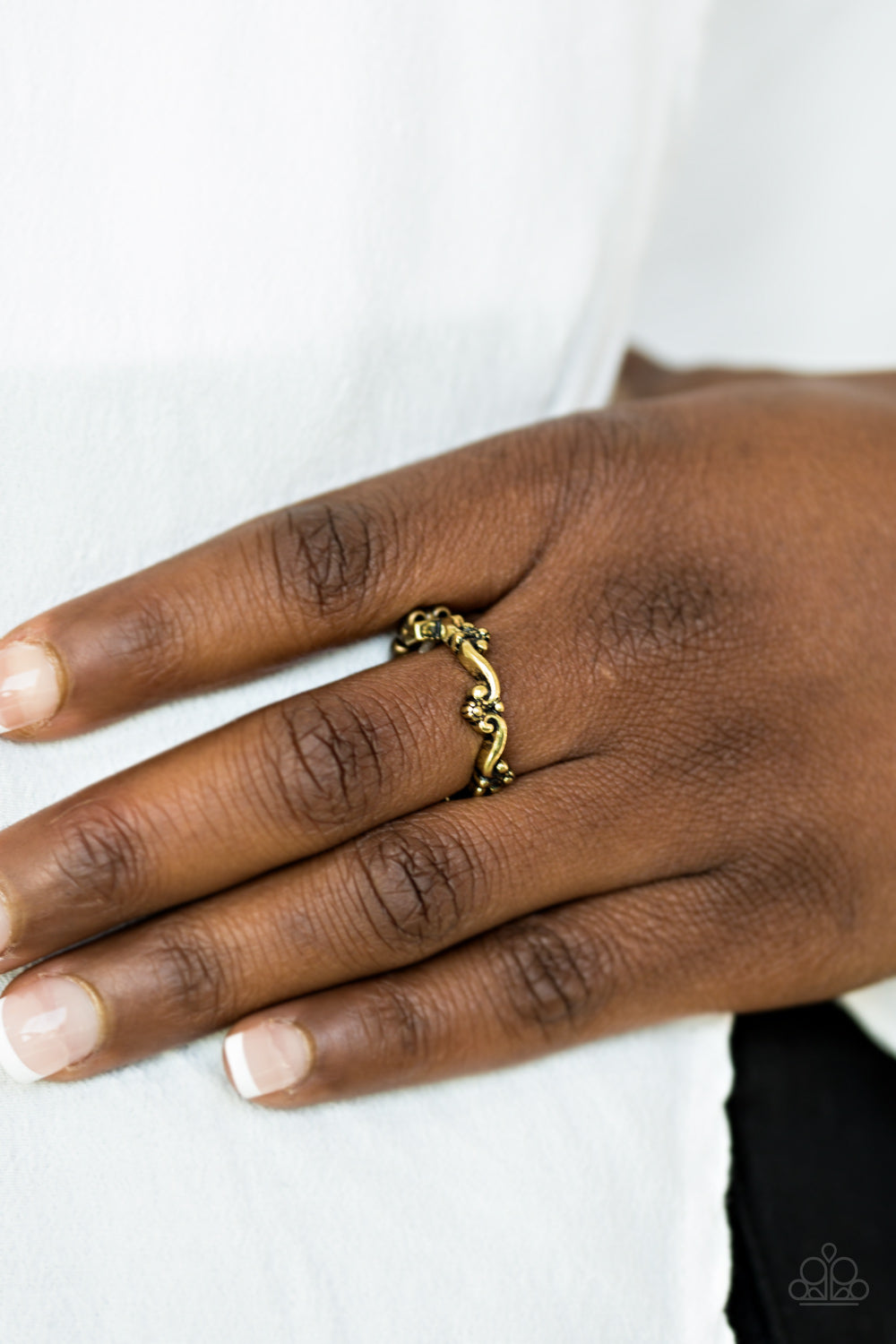 Paparazzi Accessories Serenely Summer - Brass Ring