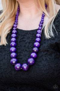 Paparazzi Accessories Effortlessly Everglades - Purple Necklace & Earrings 