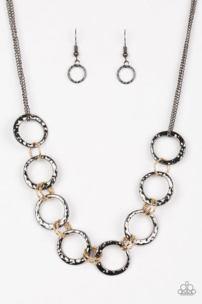 Paparazzi Accessories Big Bad Boss - Multi Necklace & Earrings 