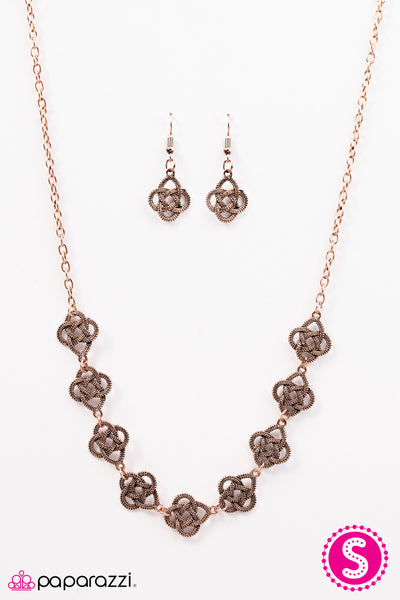 Paparazzi Accessories Cunning Cleopatra - Copper Necklace 