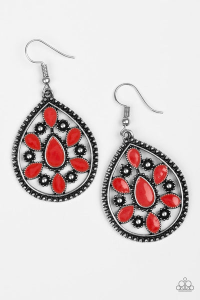 Paparazzi Accessories Spring Arrival - Red Earrings 