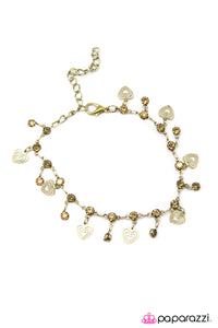 Paparazzi Accessories Hearts Desire - Brass Bracelet 