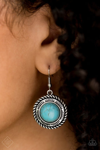 Paparazzi Accessories Natural-Born Nomad - Blue Earrings 