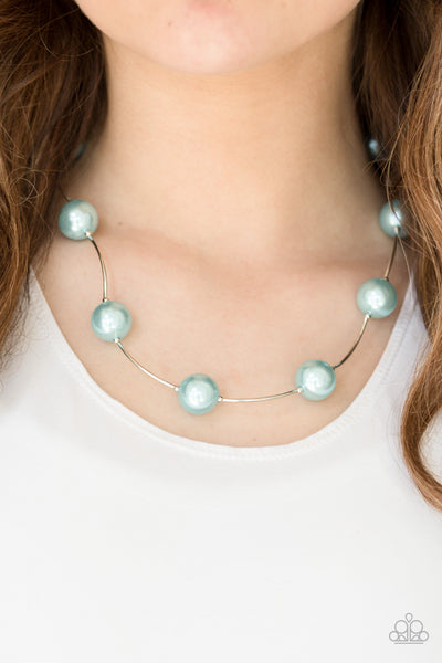 Paparazzi Accessories Perfectly Polished - Blue Necklace & Earrings 