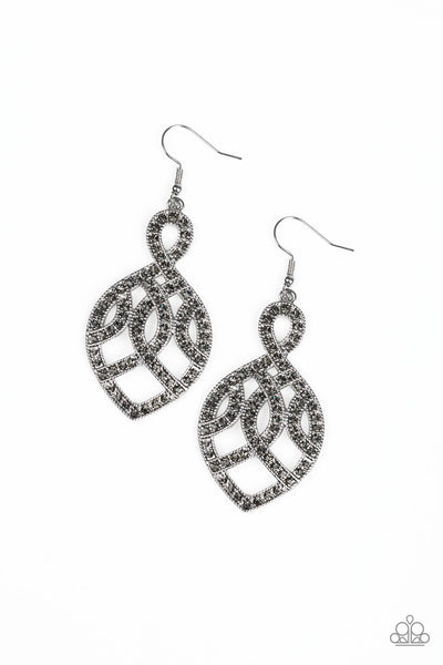 Paparazzi Accessories A Grand Statement - Silver Earrings 