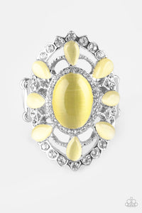 Paparazzi Accessories Over The MOONFLOWER - Yellow Ring