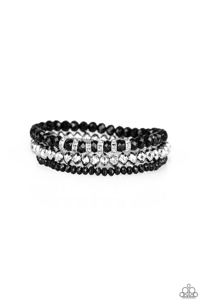 Paparazzi Accessories Ideal Idol - Black Bracelet 